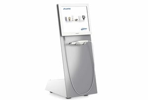 Scanner intraorale digitale Atlantis con monitor touch screen per impronta ottica 3D e progettazione protesica CAD/CAM